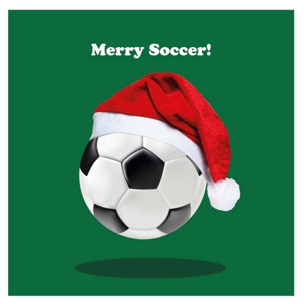 Fußball Servietten: Merry Soccer