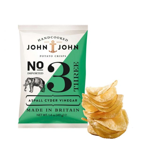 John & John Chips: Aspall Cyder Vinegar