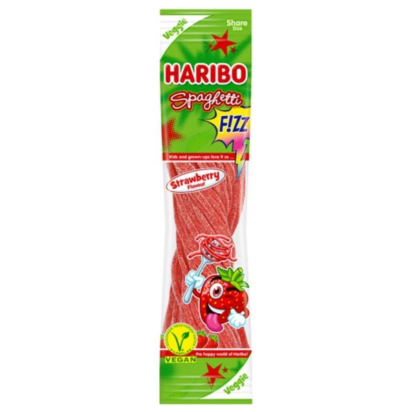 Haribo Spaghetti F!ZZ, Erdbeer Sauer