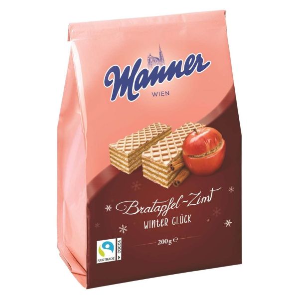 Manner Winterglück, Bratapfel-Zimt, 200 g