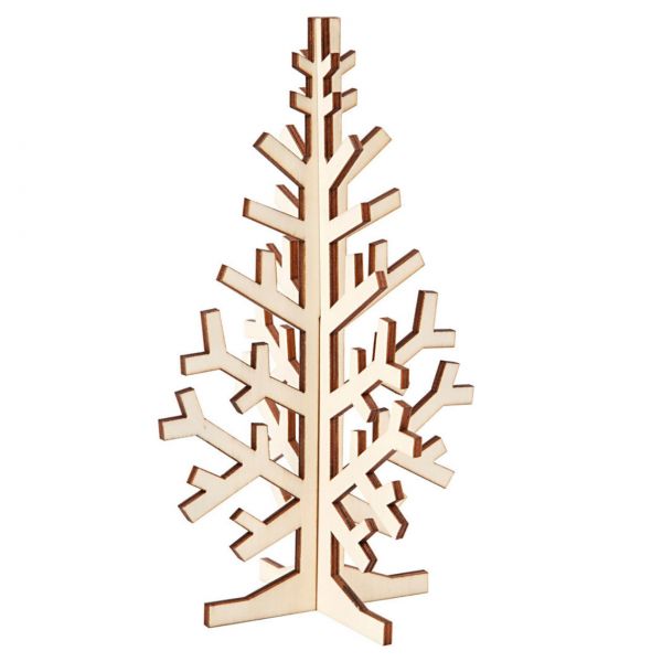 Sperrholz Weihnachtsbaum, 20 cm