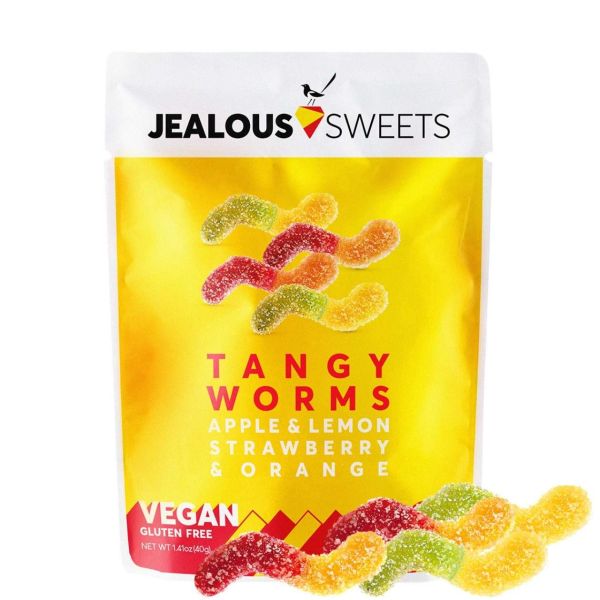 Jealous Sweets, Tangy Worms, vegan