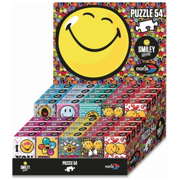 Mini Puzzle Smiley World, 54 Teile, verschiedene Motive