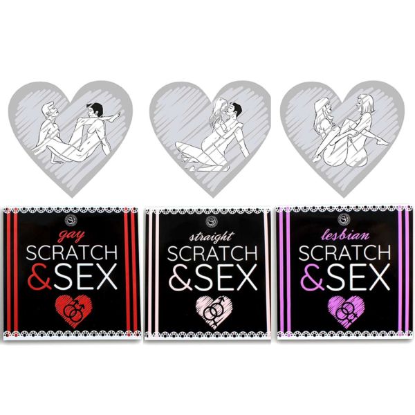 Scratch & Sex, verschiedene Spielkarten