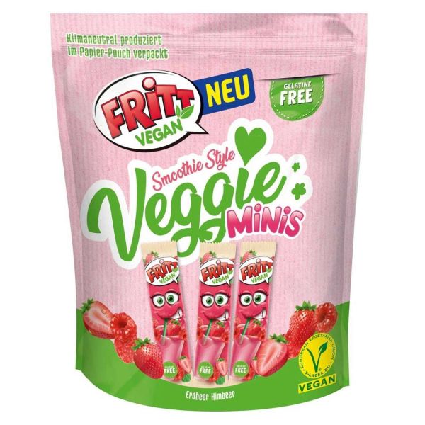 Fritt Veggie Minis, Smoothie Style Erdbeer-Himbeer