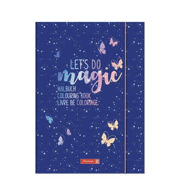Magic Butterfly Ausmalbuch mit Stickern