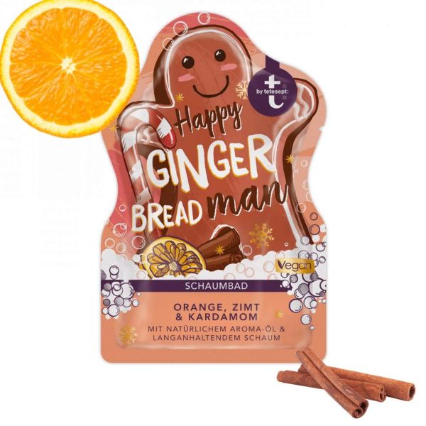 tetesept Badezusatz: Happy Ginger Bread Man, Schaumbad