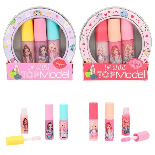 TOPModel Mini Lipgloss Set, 3er Pack, sortiert