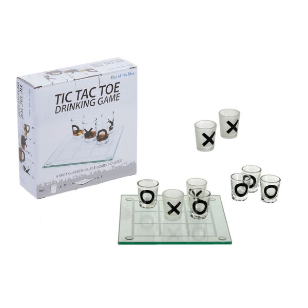 Tic-Tac-Toe Trinkspiel, Glas