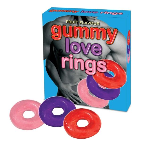 Gummy Love Rings, 3 Stück