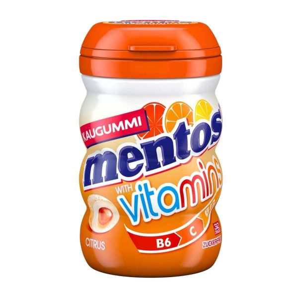 mentos Kaugummi vitamins Citrus, zuckerfrei