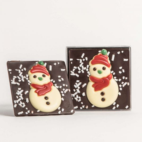 Schokotafel Zartbitter: Snowman, Chocolate Company