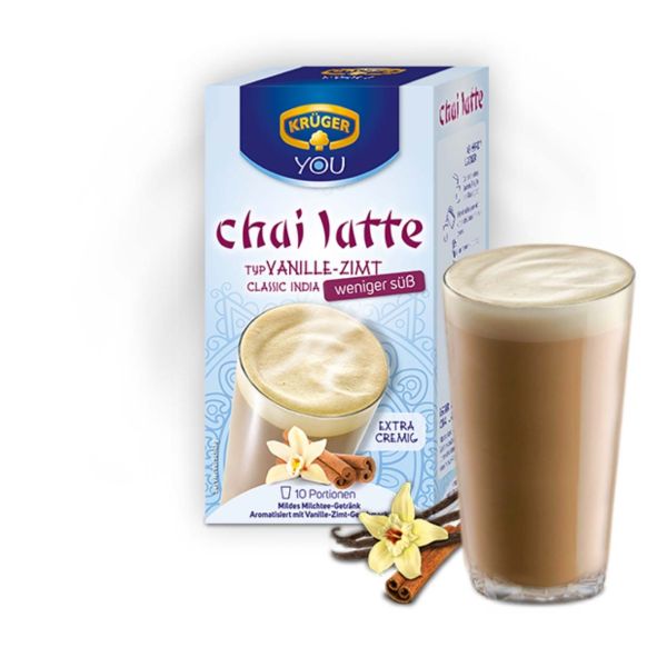 Chai-Latte Krüger, Vanille-Zimt weniger süß, 1 Beutel