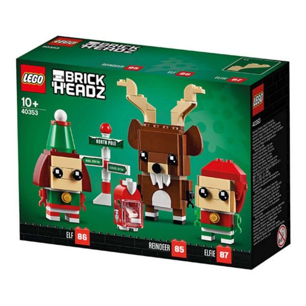 Lego Brick Headz Rentier und Elfen
