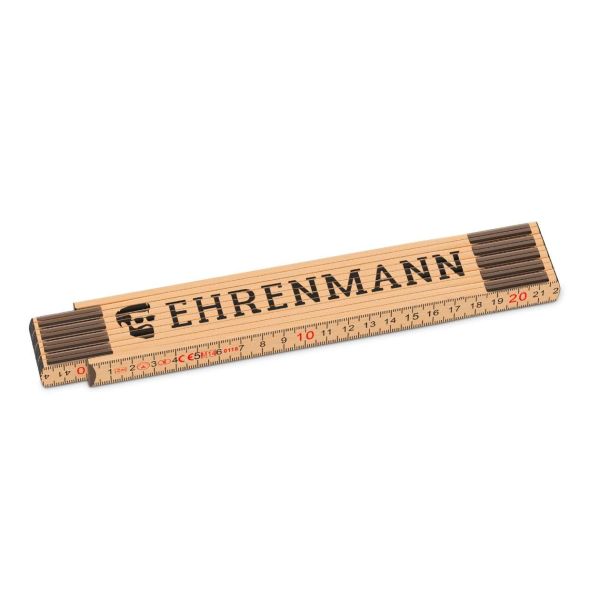 Zollstock mit Spruch: Ehrenmann
